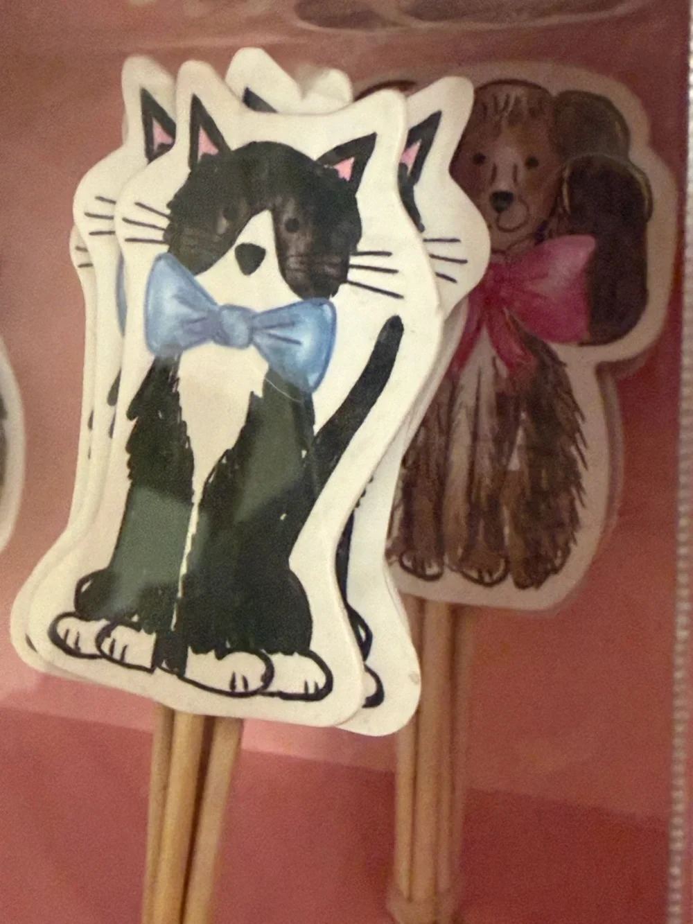 Elum Designs Dog & Cat Pet Party Cupcake Decorating Kit - Set of 24 NEW